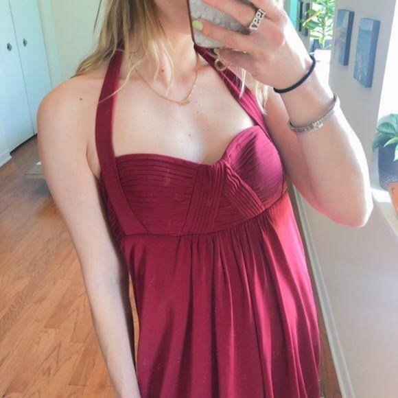 BCBGMaxazaria Bustier Halter Mini Bubble Dress 6 - Picture 2 of 7